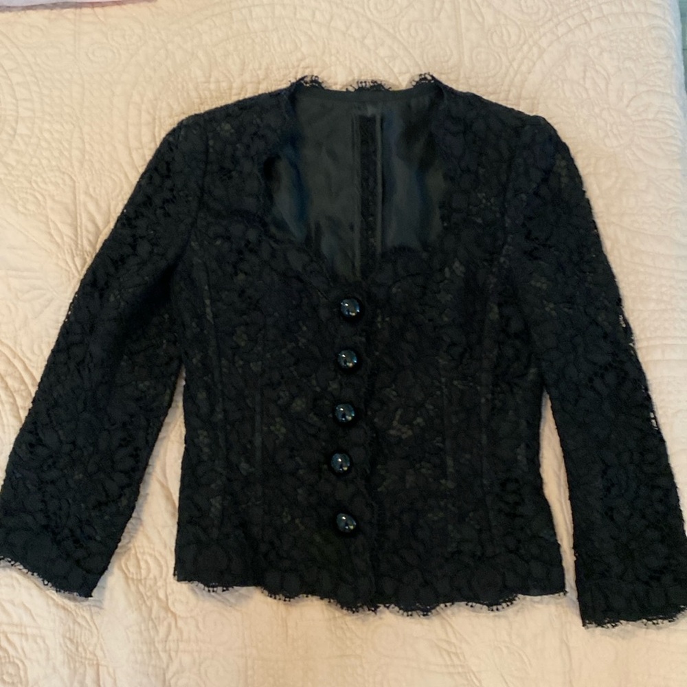 Dolce & Gabbana jacket sz XS like new black color